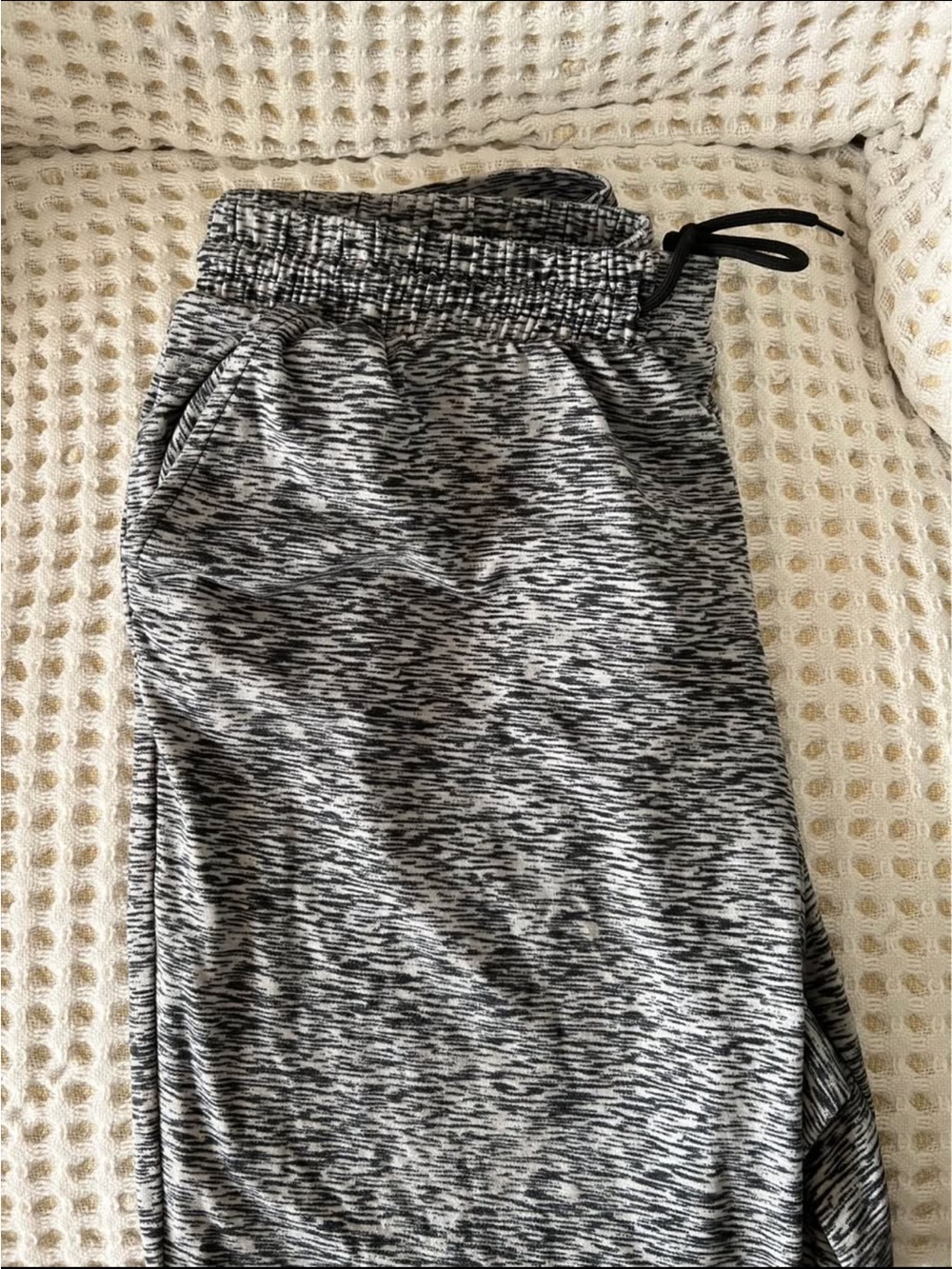 OshKosh B'gosh Black & White Heathered jogger pants